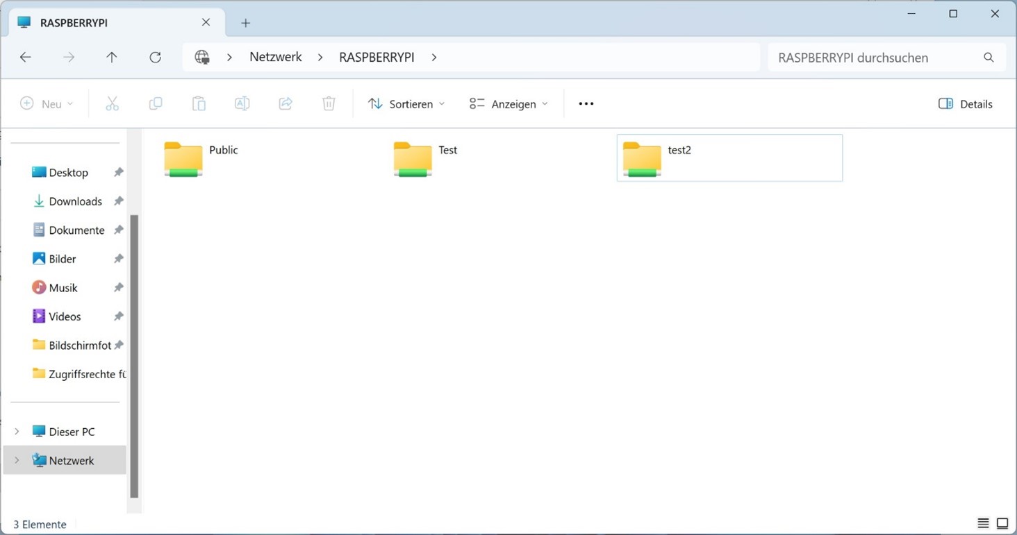 Konfiguration des DNS für den Raspberry Pi mit Domainname und entsprechende IP-Adresse